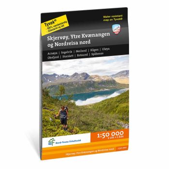 Skjervöy, Ytre Kvaenangen og Nordreisa, 1:50 000 - Tunturikartta ISBN 9789188335432