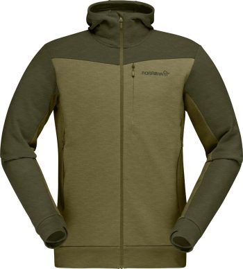Falketind Warmwool2 Stretch Zip Hood - fleece