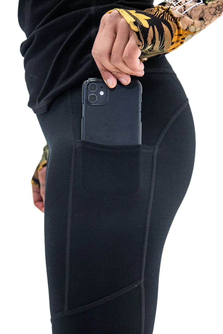 Ws Merino Active Leggings - merinovillaiset alushousut - Image 5