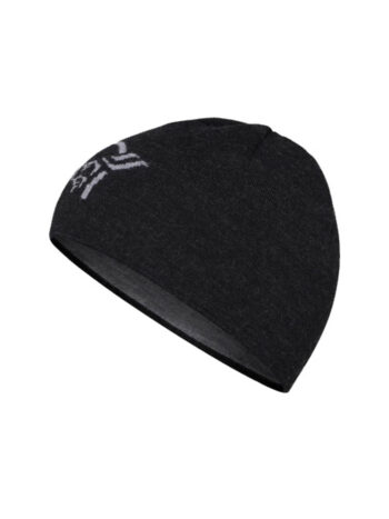 /29 light merinoUll logo Beanie - pipo