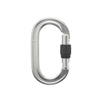 Oval Keylock Screwgate Carabiner - lukittava sulkurengas