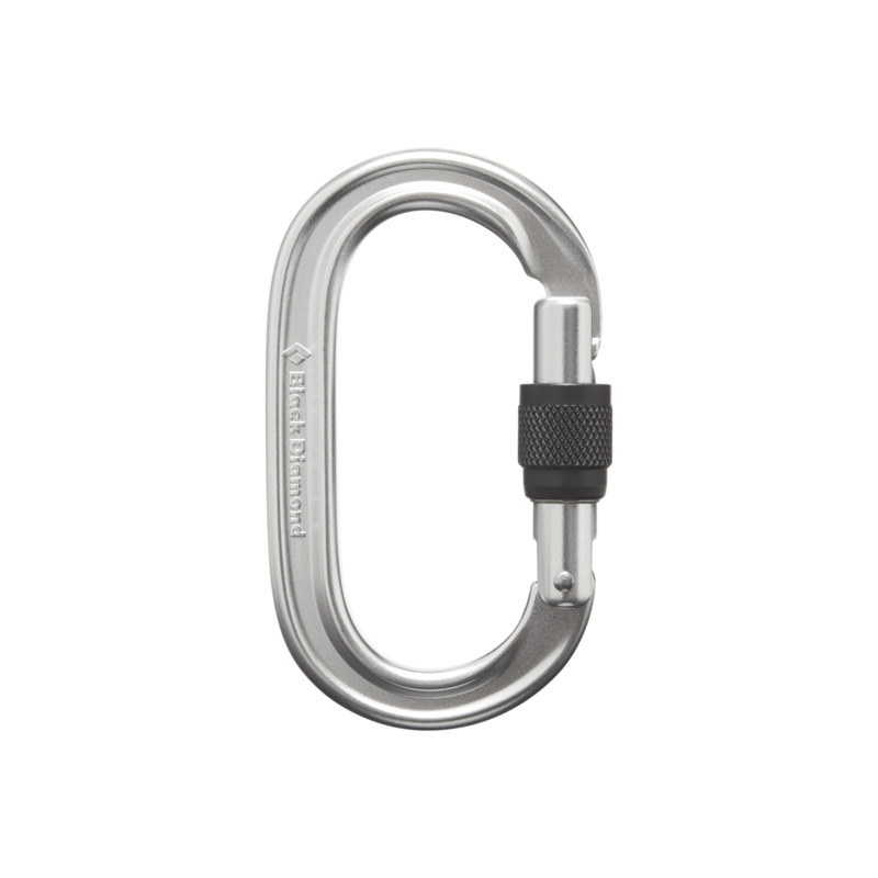 Oval Keylock Screwgate Carabiner - lukittava sulkurengas