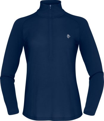 Ws femund pureUll Zip Neck - aluspaita