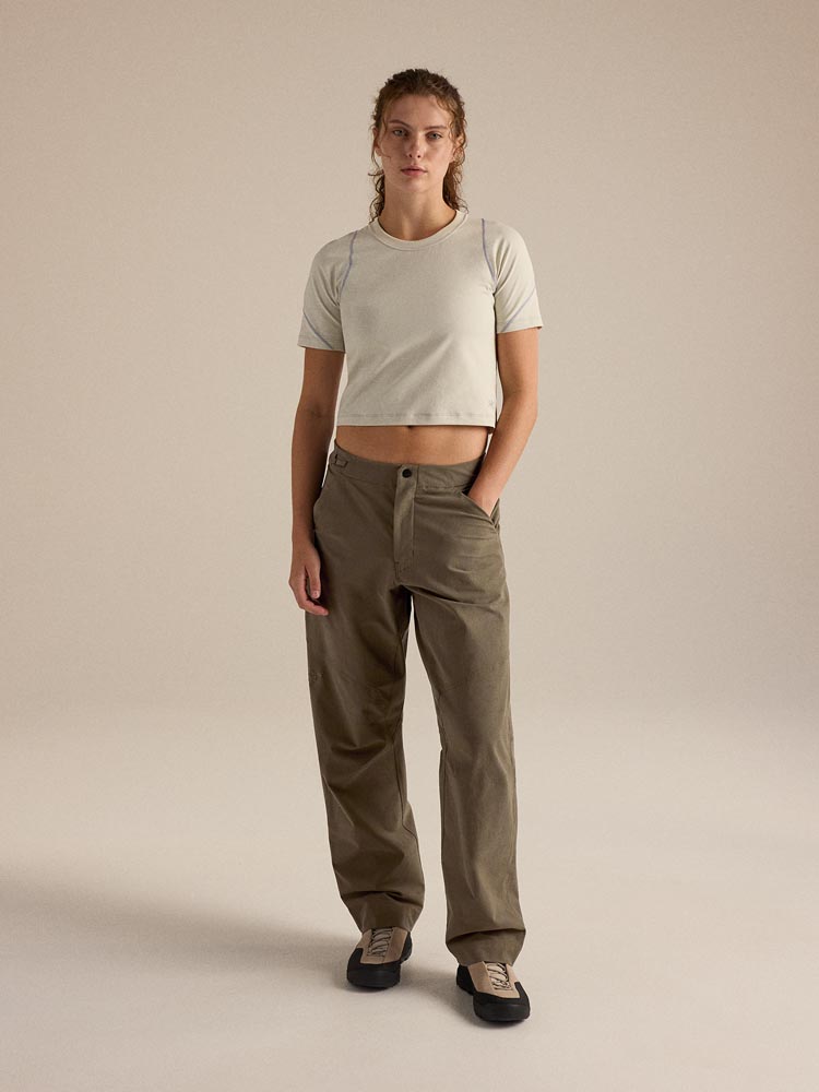 Ws Clarkia Cotton Pant Wide Leg - kiipeilyhousut - Image 8