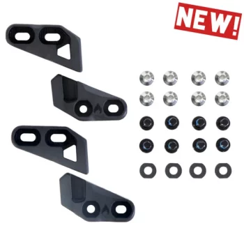 Molded Fixie Clips, Top-Mount, Black - splittilaudan helat