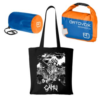 Bivy UL + FAW Mini + Camun kangaskassi - Vapaalaskuiltasetti