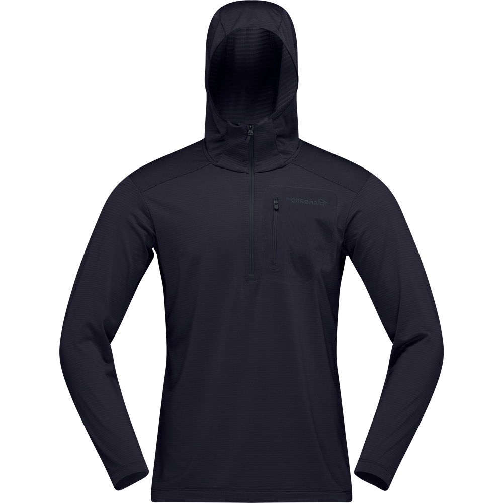 falketind warm1 Hood - fleece-huppari