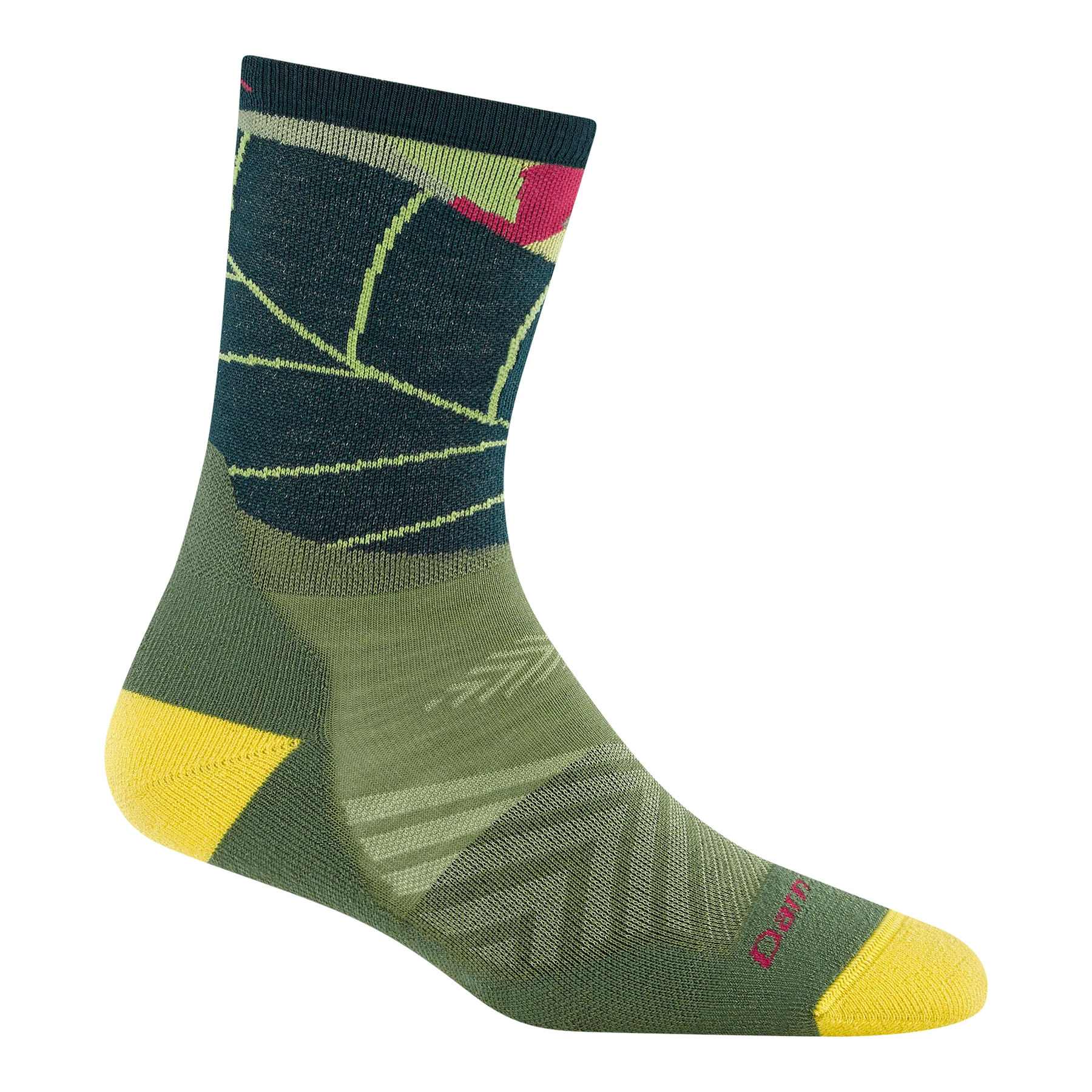 Ws Run Wild Micro Crew ULW w. Cushion, Palm