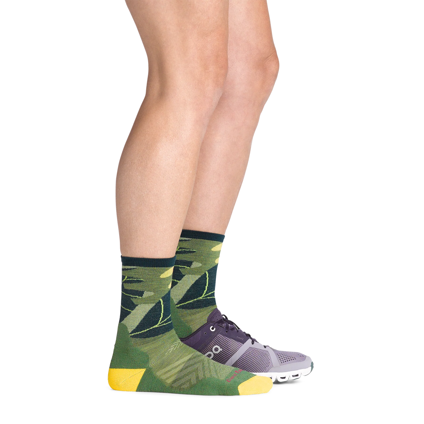 Ws Run Wild Micro Crew ULW w. Cushion, Palm - Image 3