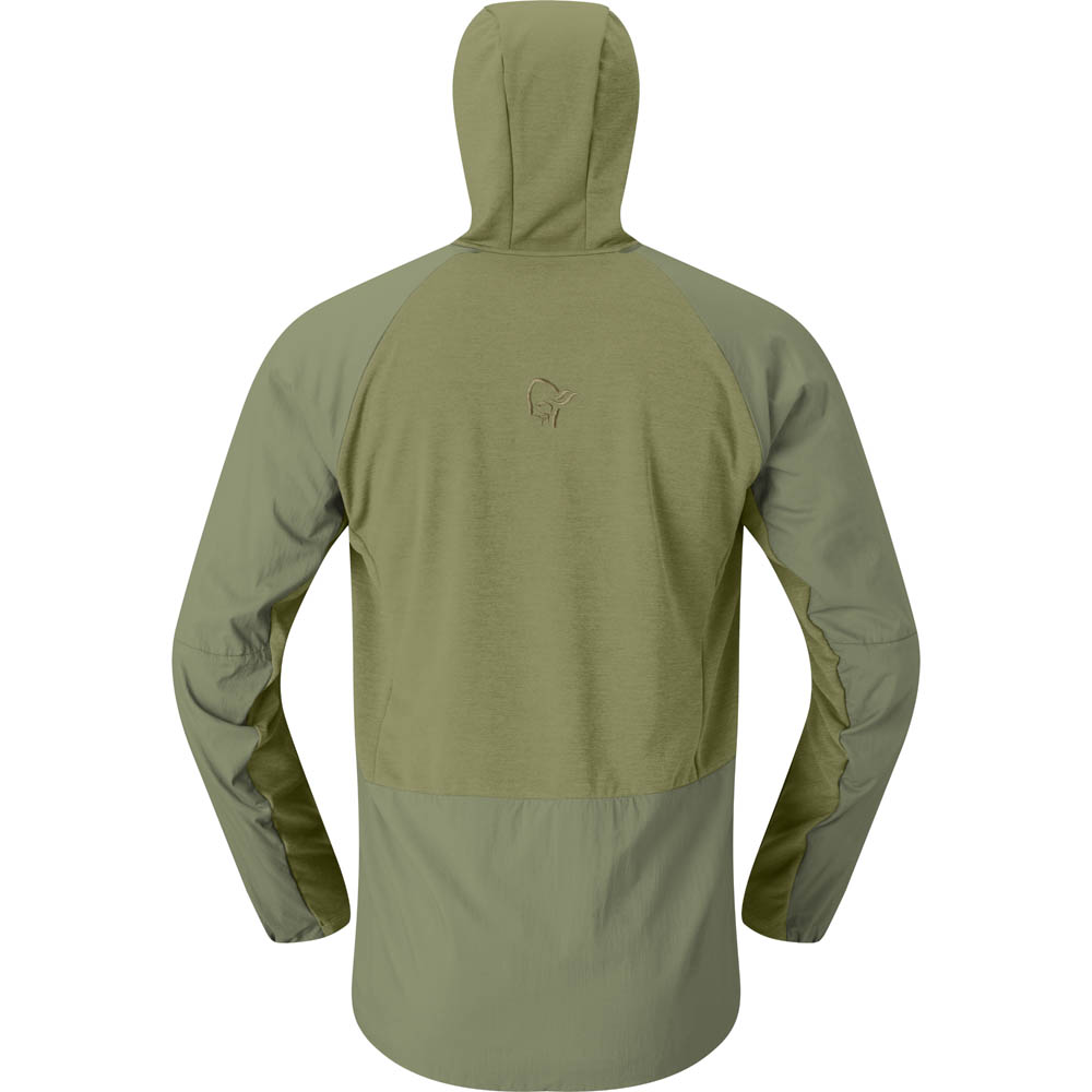 møre Octa Zip Hood, Deep Lichen Green - Image 3