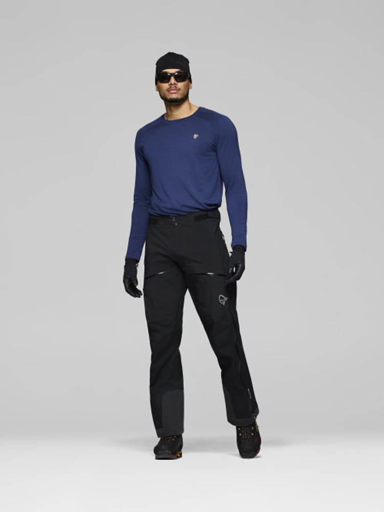 trollveggen Gore-Tex Pro light Pants, Caviar Black - Image 4