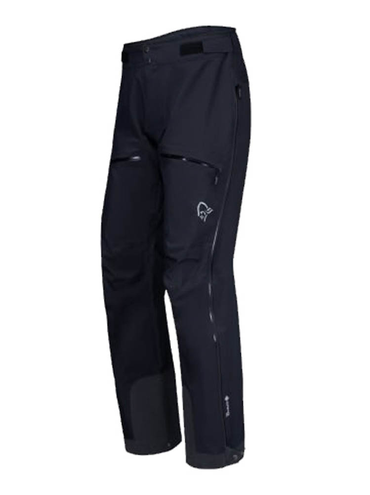 trollveggen Gore-Tex Pro light Pants, Caviar Black