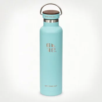 Vacuum Bottle 650ml, Aqua Blue/Walnut Cap