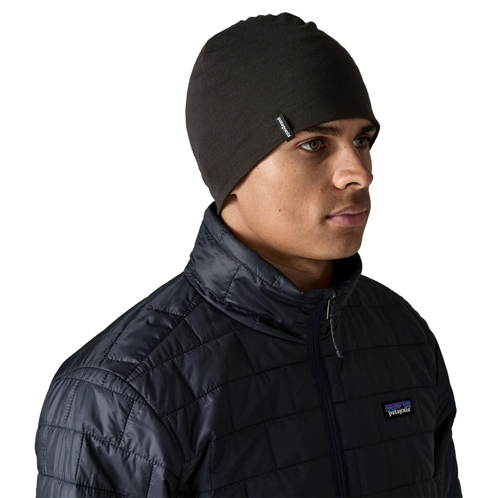 Overlook Merino Wool Liner Beanie, Autumn Orange - Image 5
